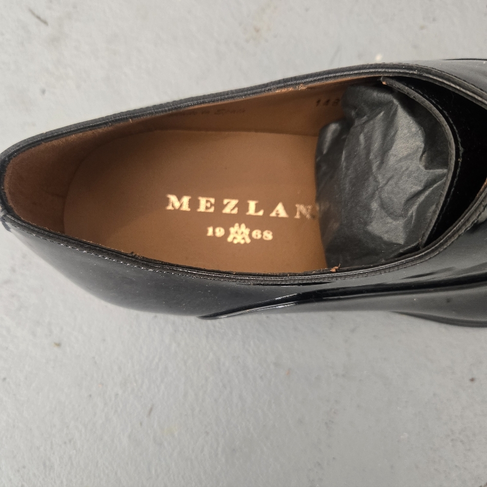 Mezlan Oxfords Shoe Patent Leather Formal Shoes Size 10 Hp🔥🔥 - Picture 2 of 5